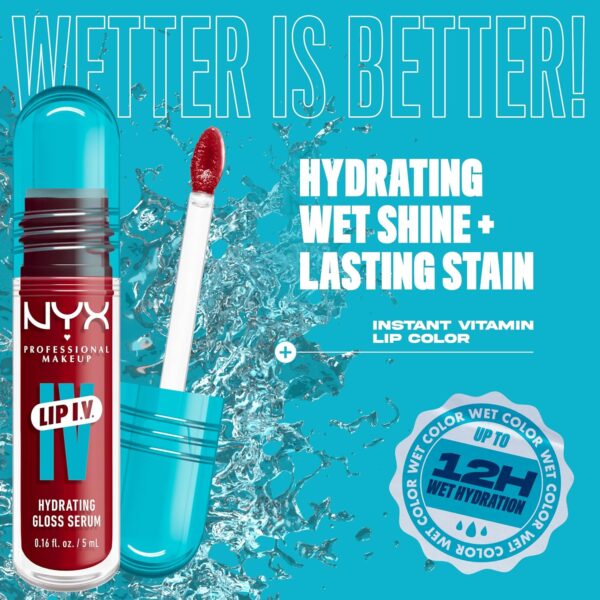 NYX PROFESSIONAL MAKEUP Lip IV Hydrating Gloss Serum - Image 7